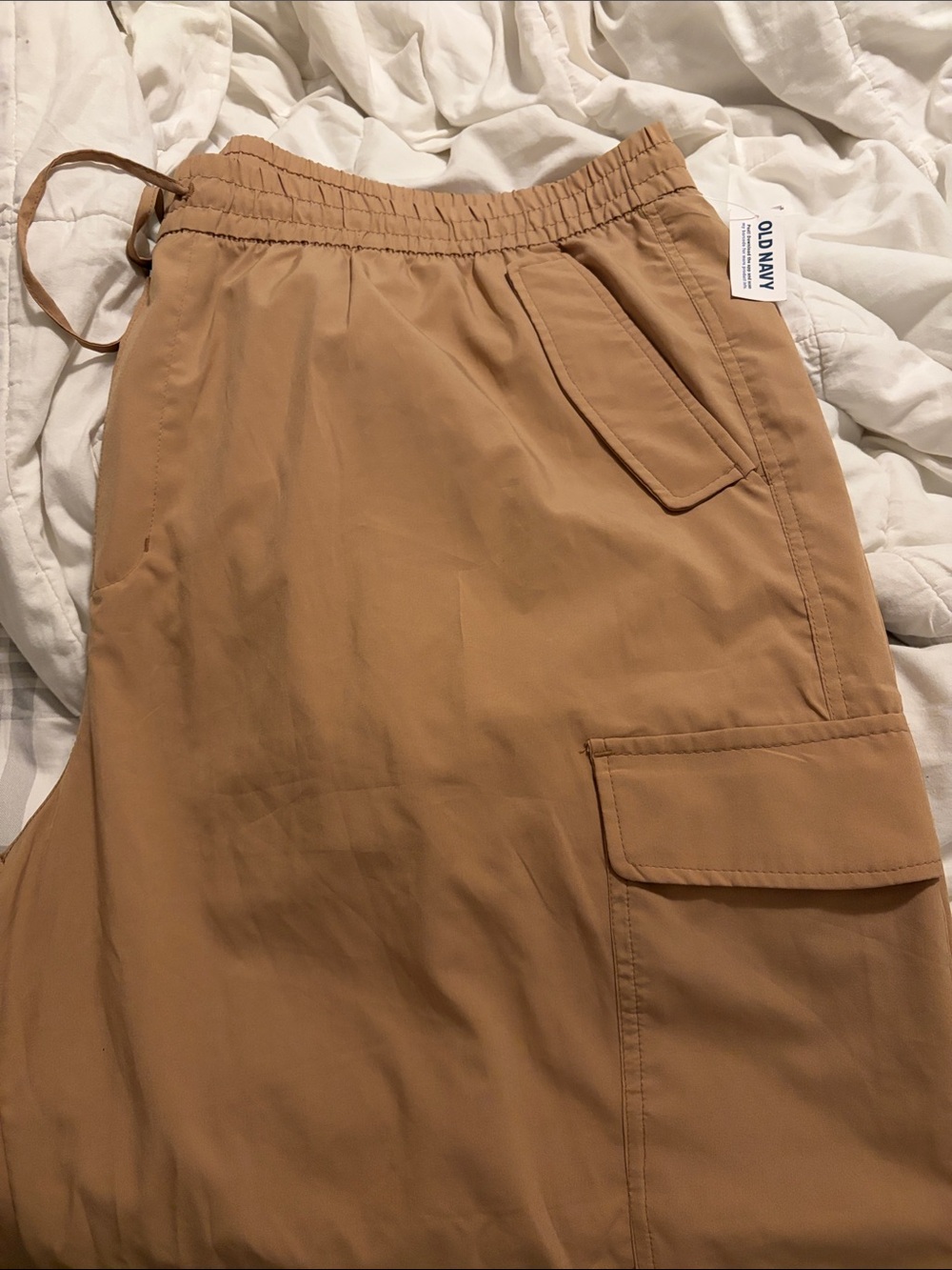 Old Navy Caramel Tan Utility Cargo Pants